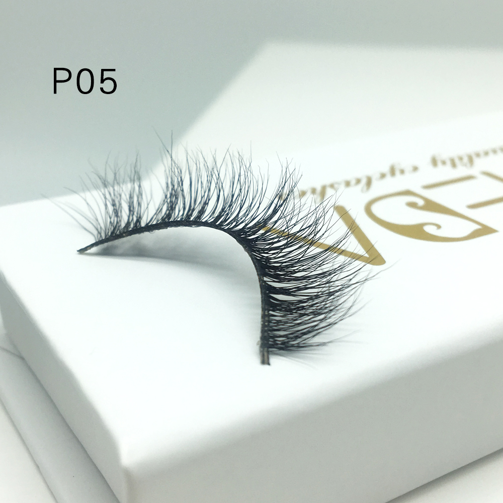 Custom own brand mink fur lashes YP64